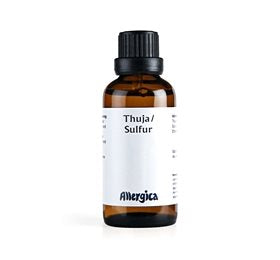 Produktbillede af Allergica Thuja Sulfur 50ml. på tilbud