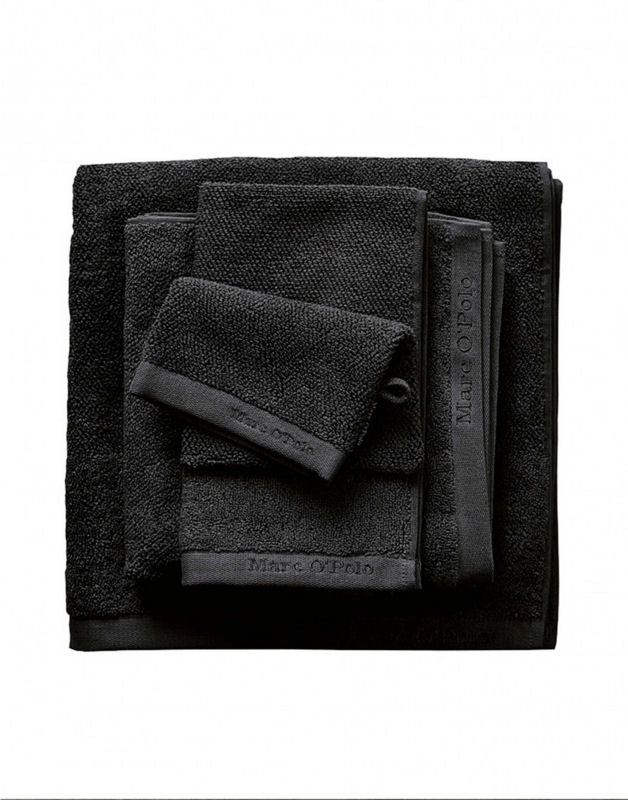 Produktbillede af Marc Ó Polo Timeless Håndklæder Sort-Håndklæde 50 x 100 cm på tilbud i høj kvalitet