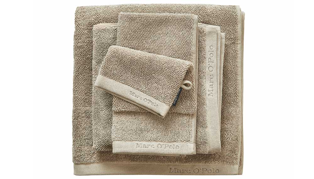 Produktbillede af Marc Ó Polo Timeless Håndklæder beige Gæstehåndklæde 30x50 på tilbud i høj kvalitet