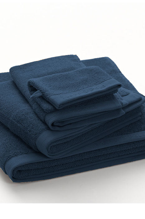 Produktbillede af Marc Ó Polo Timeless Håndklæder Navy Vaskehandske på tilbud i høj kvalitet