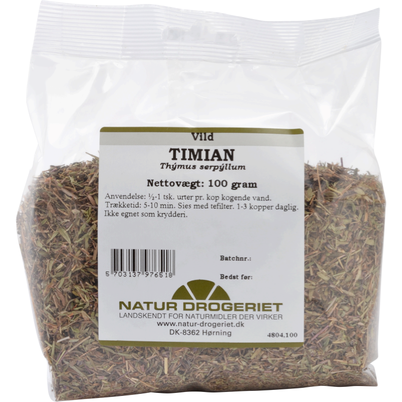 Detaljeret produktbillede af ND Timian Vild 100 g. på tilbud