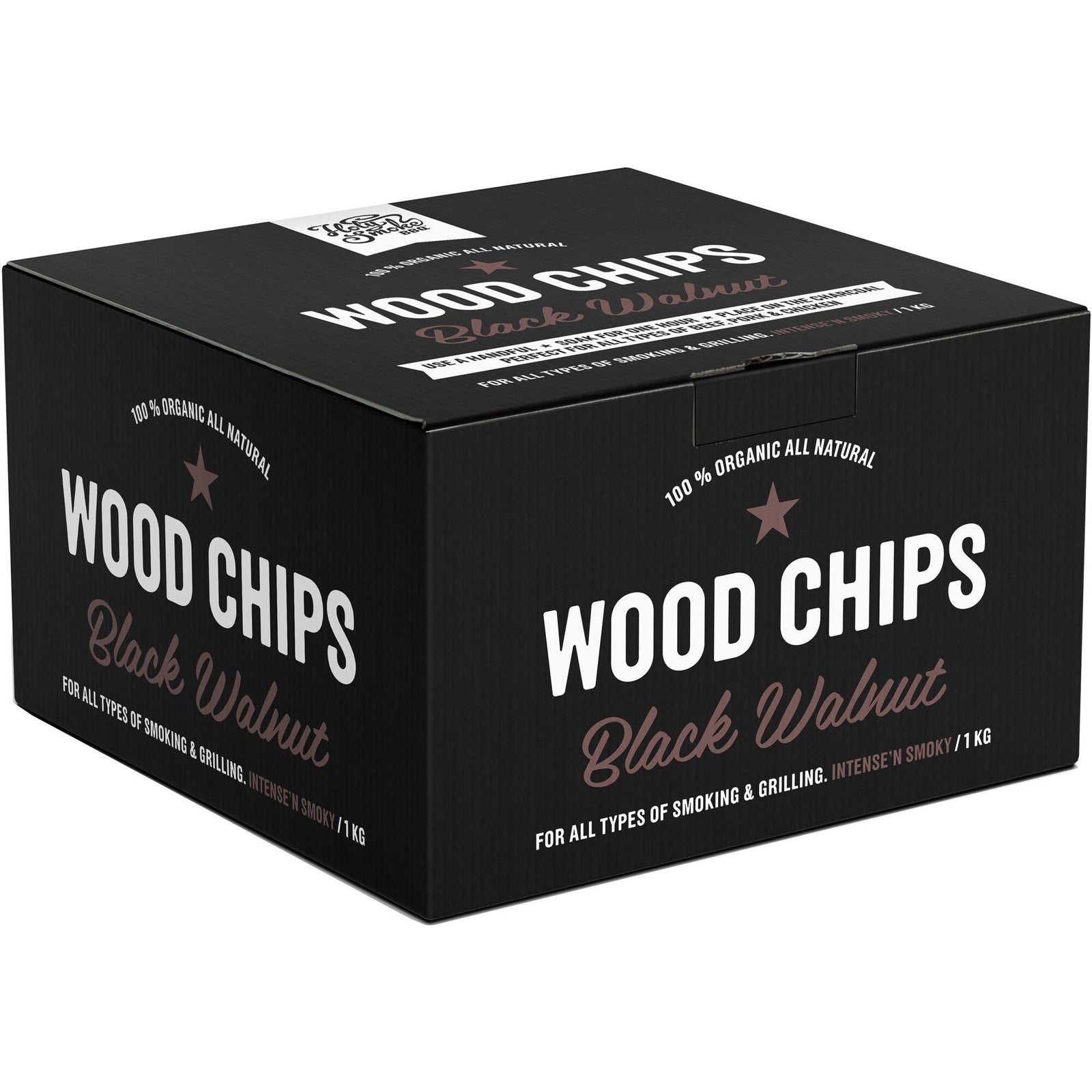 Holy smoke bbq Holy smoke bbq Smoke Chips 1 kg, walnut ❤ produktbillede i kategorien Røgpiller