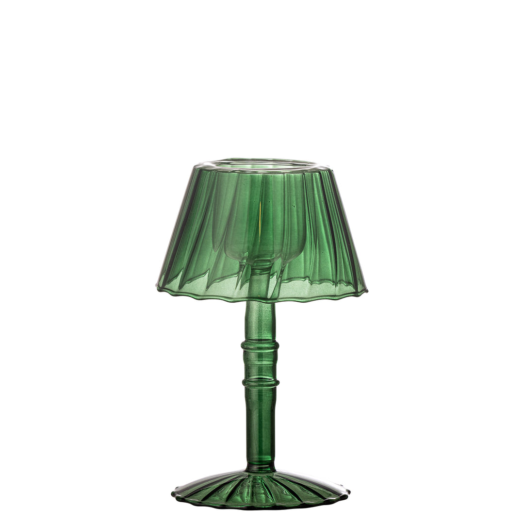 BLOOMINGVILLE Cisco fyrfadsstage grøn glas