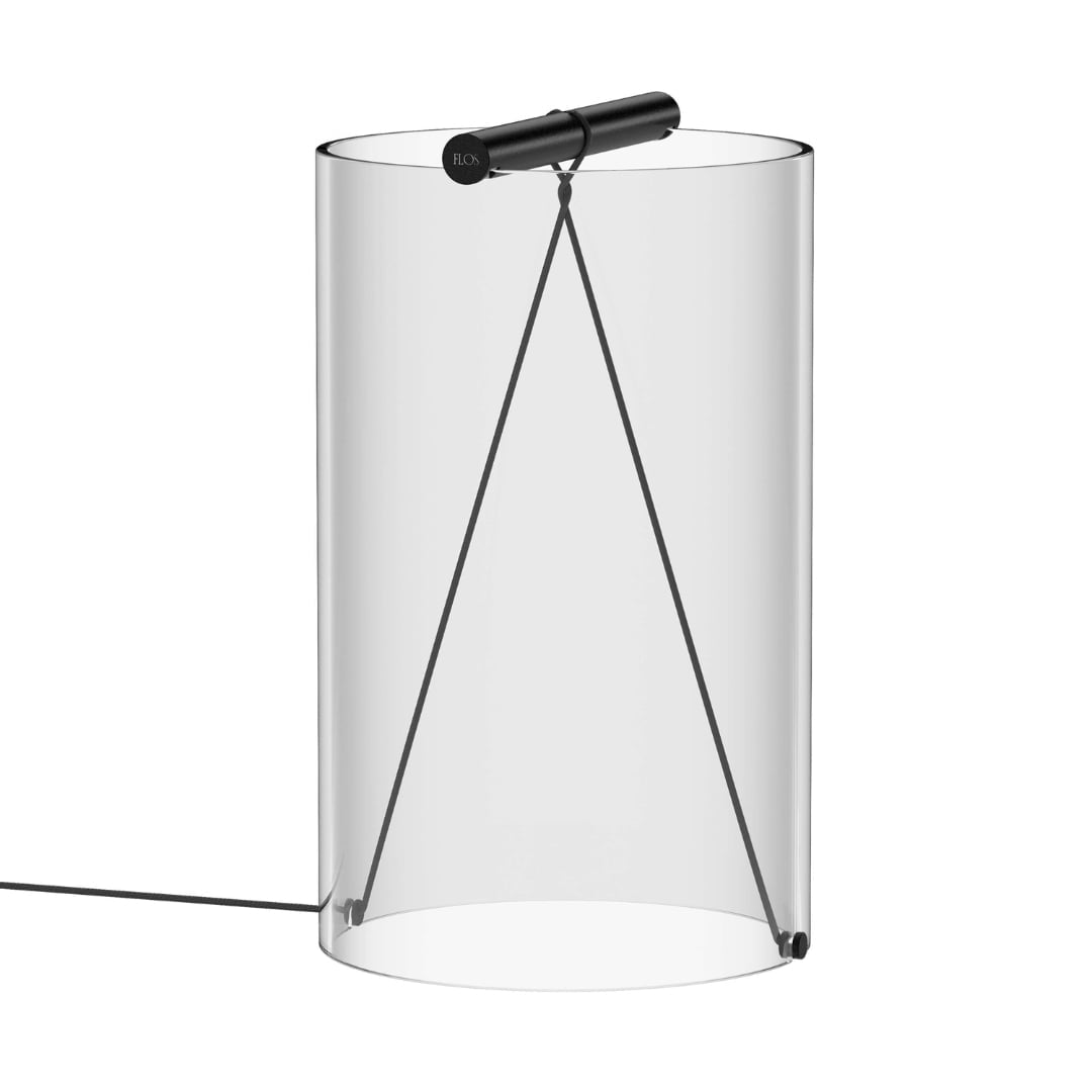 To-Tie T2 Bordlampe Mat Sort Flos