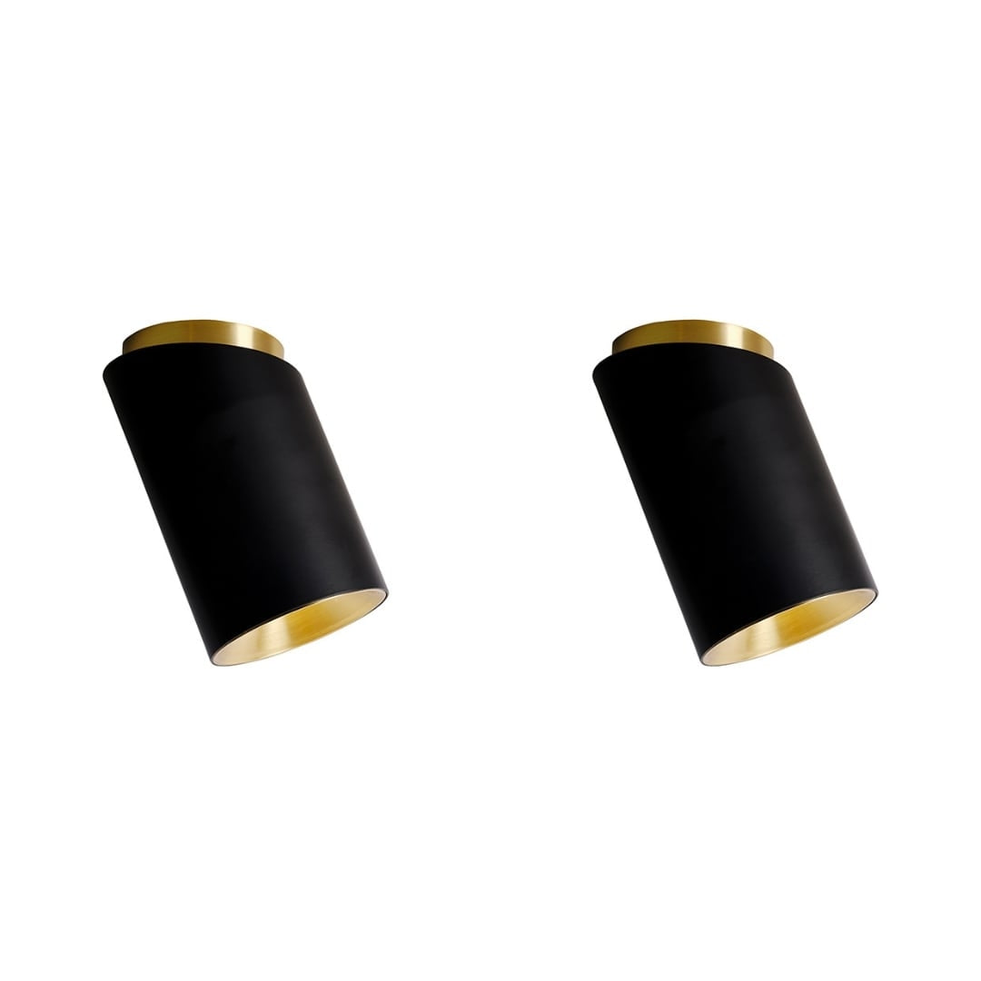 Produktbillede af Tobo C85 Diag Loftlampe Sort 2 pak DCW Editions i premium kvalitet