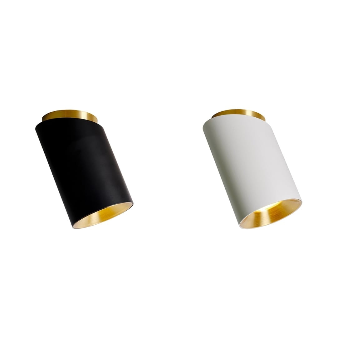 Produktbillede af Tobo C85 Diag Loftlampe Sort/Hvid 2 pak DCW Editions i premium kvalitet