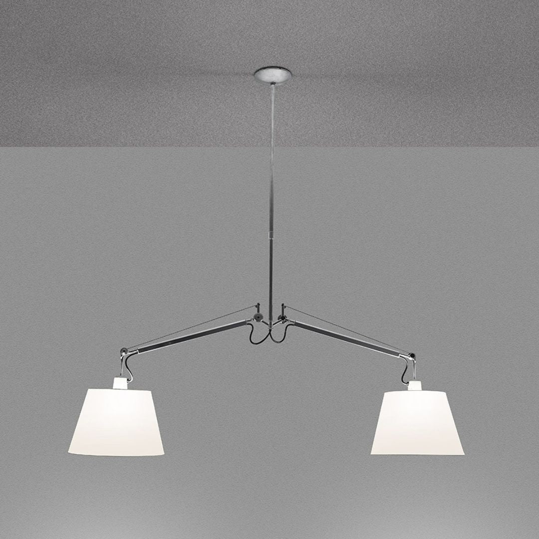 Produktbillede af Tolomeo Basculante Pendel 2 x Ø24 Artemide i premium kvalitet