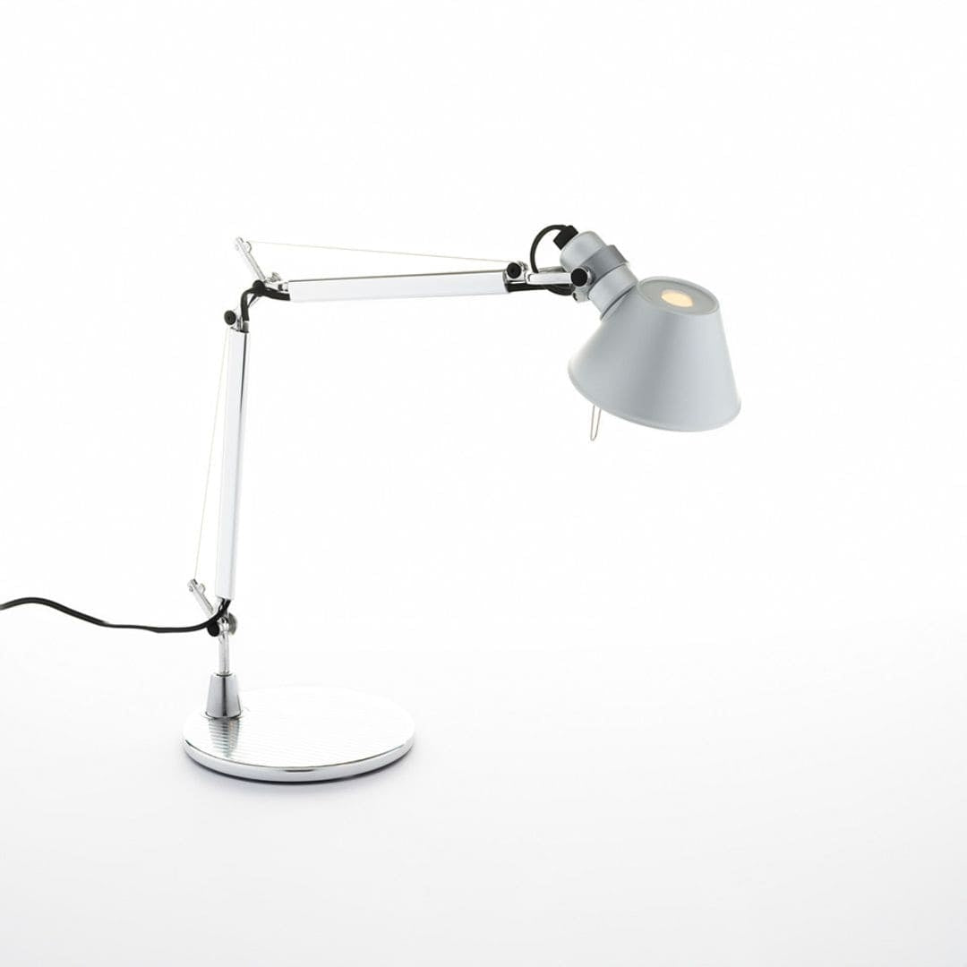 Produktbillede af Tolomeo Micro Bordlampe Alu Artemide i premium kvalitet