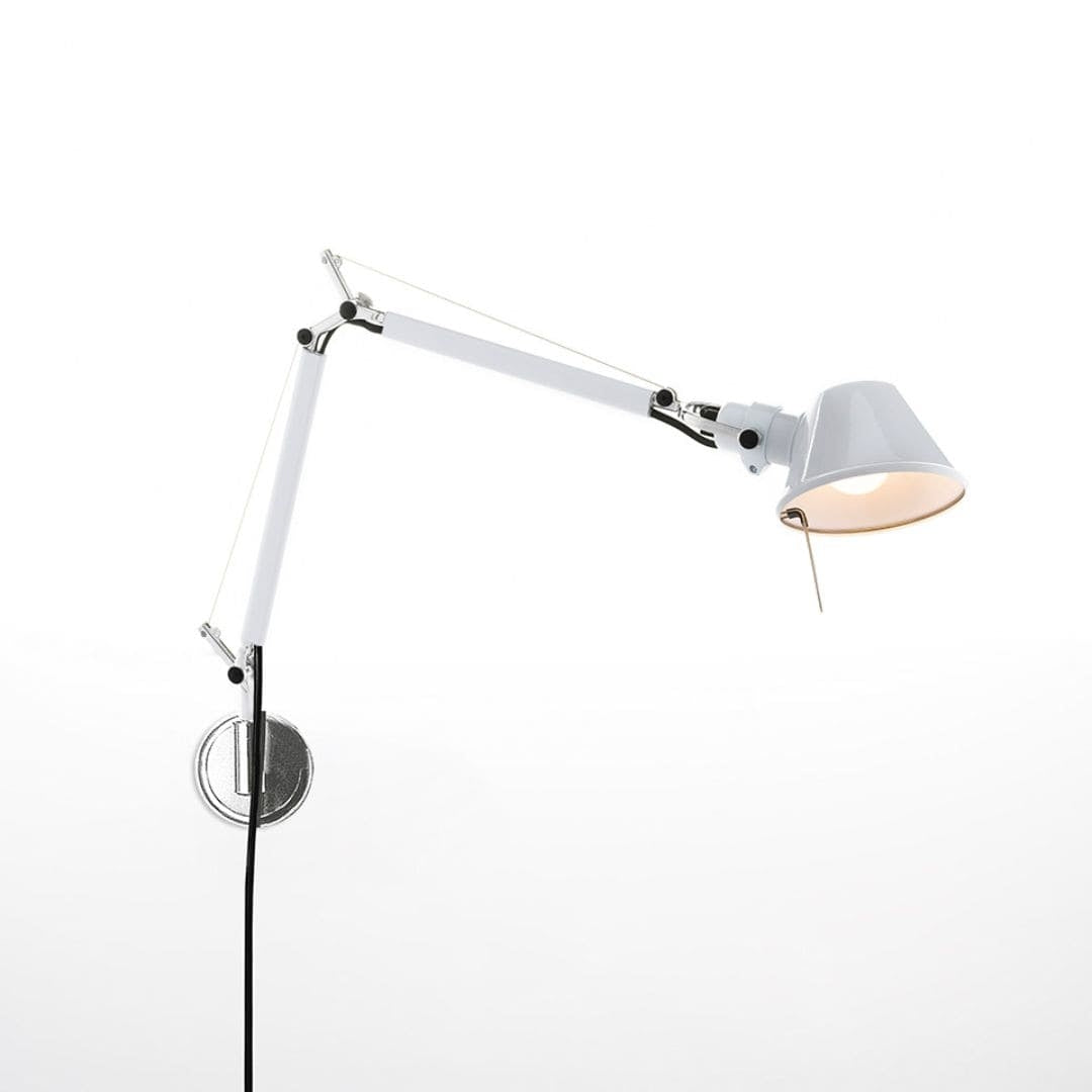 Produktbillede af Tolomeo Micro LED Væglampe Blank Hvid Artemide i premium kvalitet