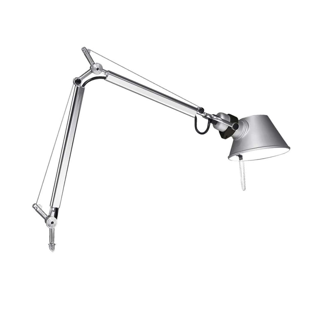 Produktbillede af Tolomeo Micro Væglampe Alu Artemide i premium kvalitet