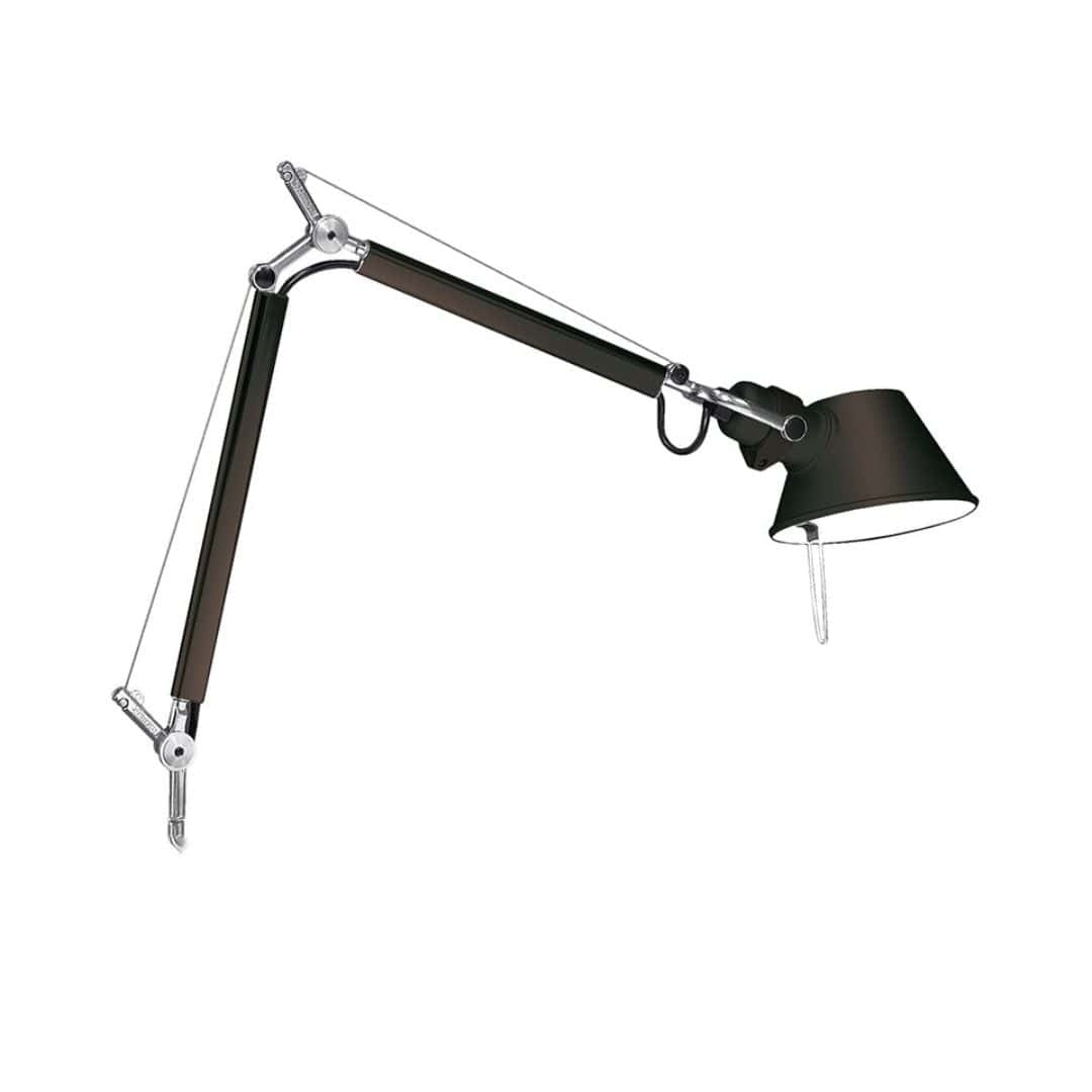 Produktbillede af Tolomeo Micro Væglampe Sort Artemide i premium kvalitet