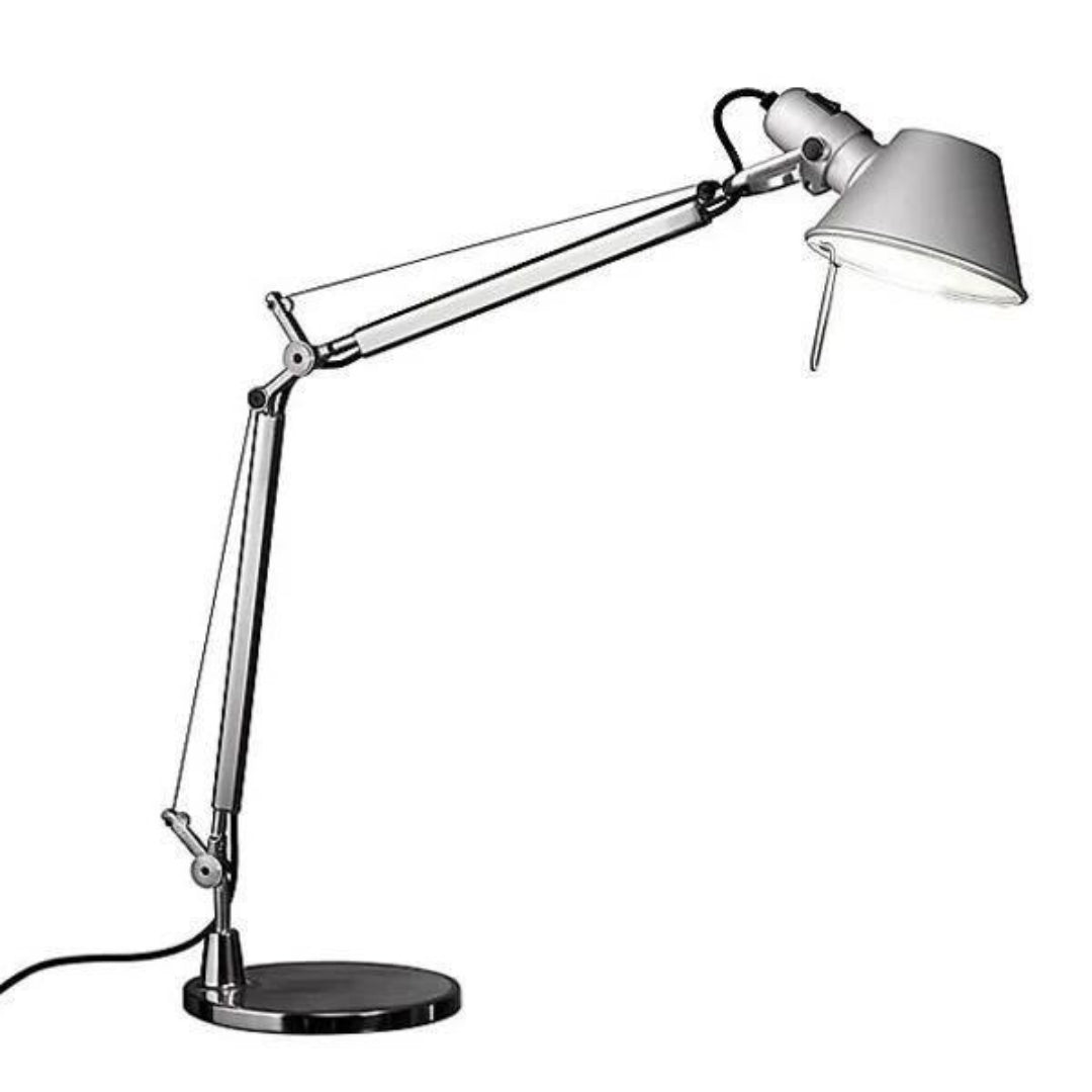 Produktbillede af Tolomeo Mini Bordlampe Alu Artemide i premium kvalitet
