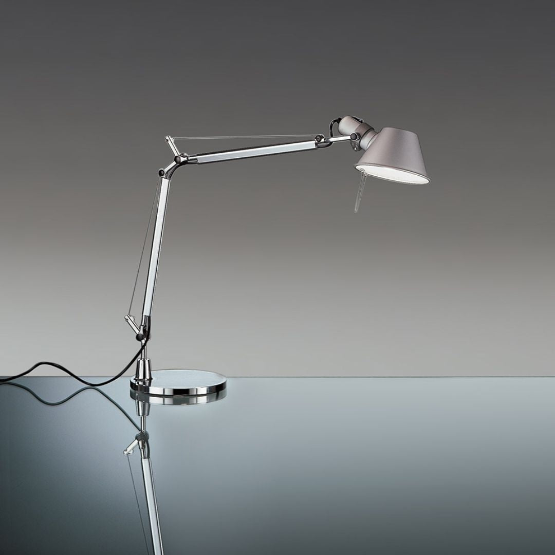 Produktbillede af Tolomeo Mini Bordlampe LED Alu Artemide i premium kvalitet