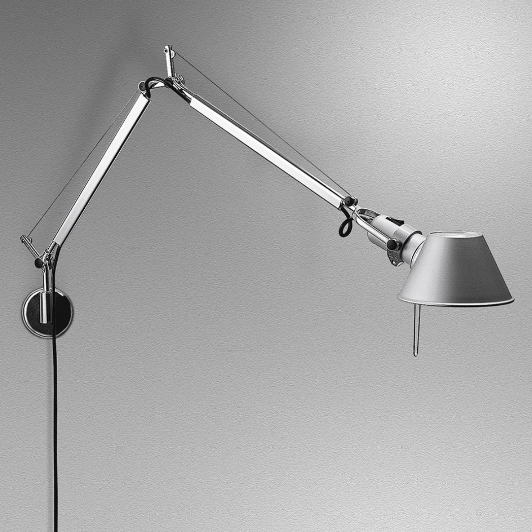Produktbillede af Tolomeo Mini Væglampe Alu Artemide i premium kvalitet