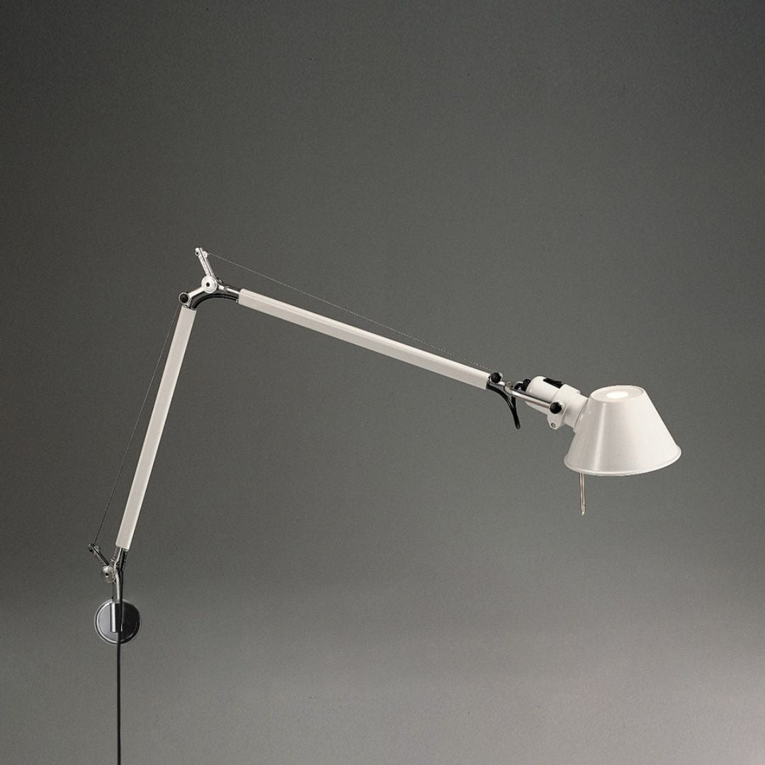 Produktbillede af Tolomeo Mini Væglampe Hvid Artemide i premium kvalitet