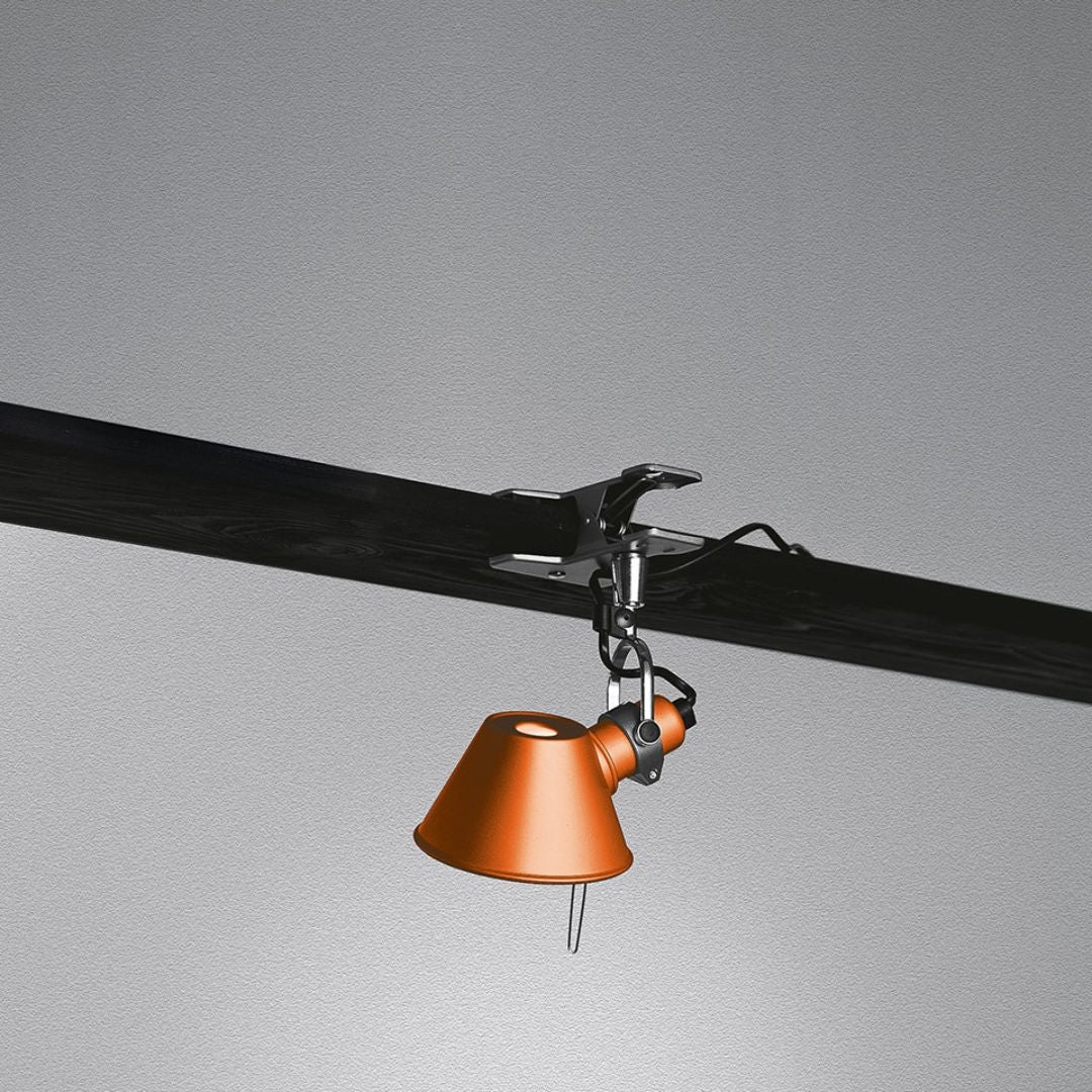 Produktbillede af Tolomeo Pinza Micro Klemspot Orange Artemide i premium kvalitet