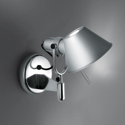 Produktbillede af Tolomeo Faretto Væglampe Alu u/afbryder Artemide i premium kvalitet