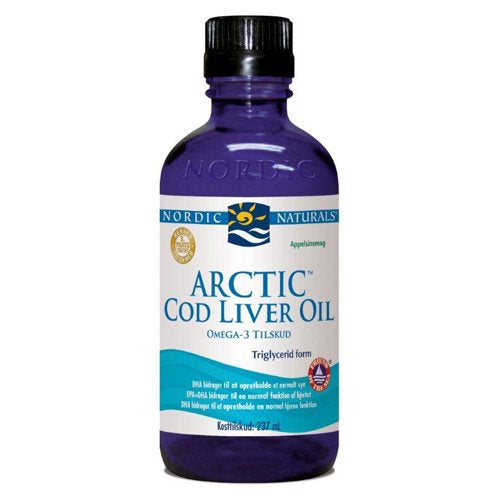 Produktbillede af Arctic Cod Liver Oil m. appelsin 237 ml. på tilbud