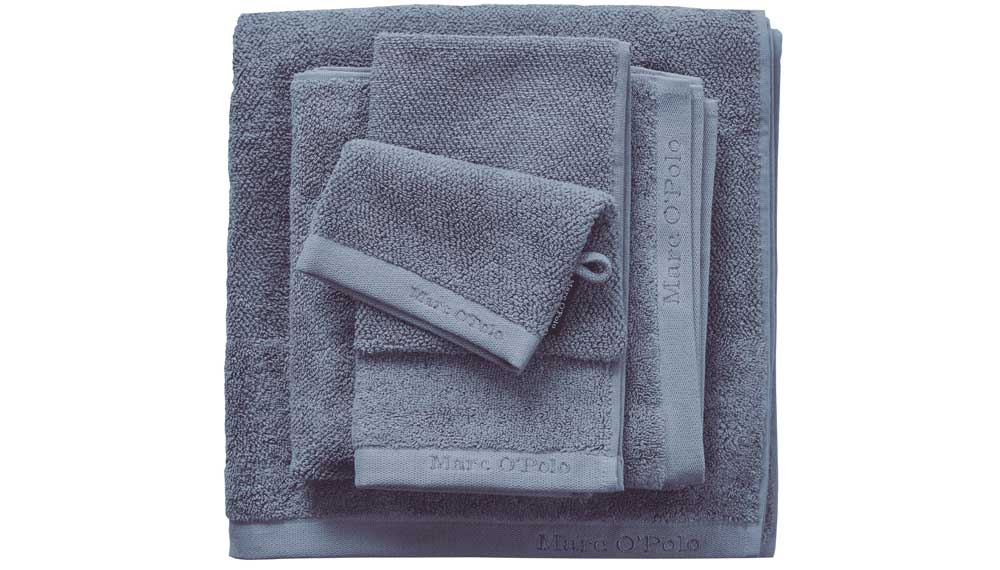 Produktbillede af Marc Ó Polo Timeless Håndklæder smoke blue Badehåndklæde 70x140 på tilbud i høj kvalitet