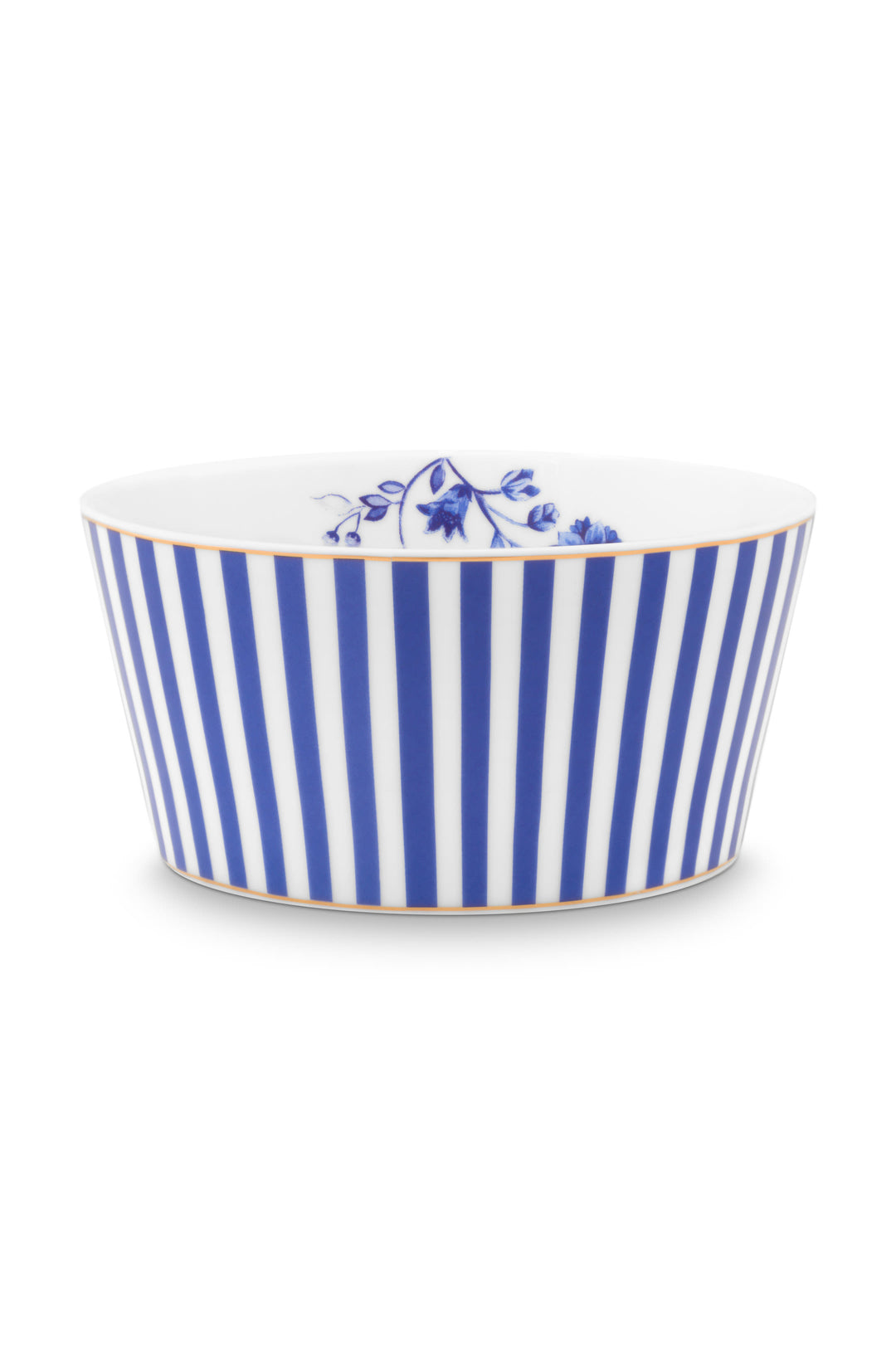 Produktbillede af Bowl Royal Stripes Blue 12cm på tilbud i høj kvalitet
