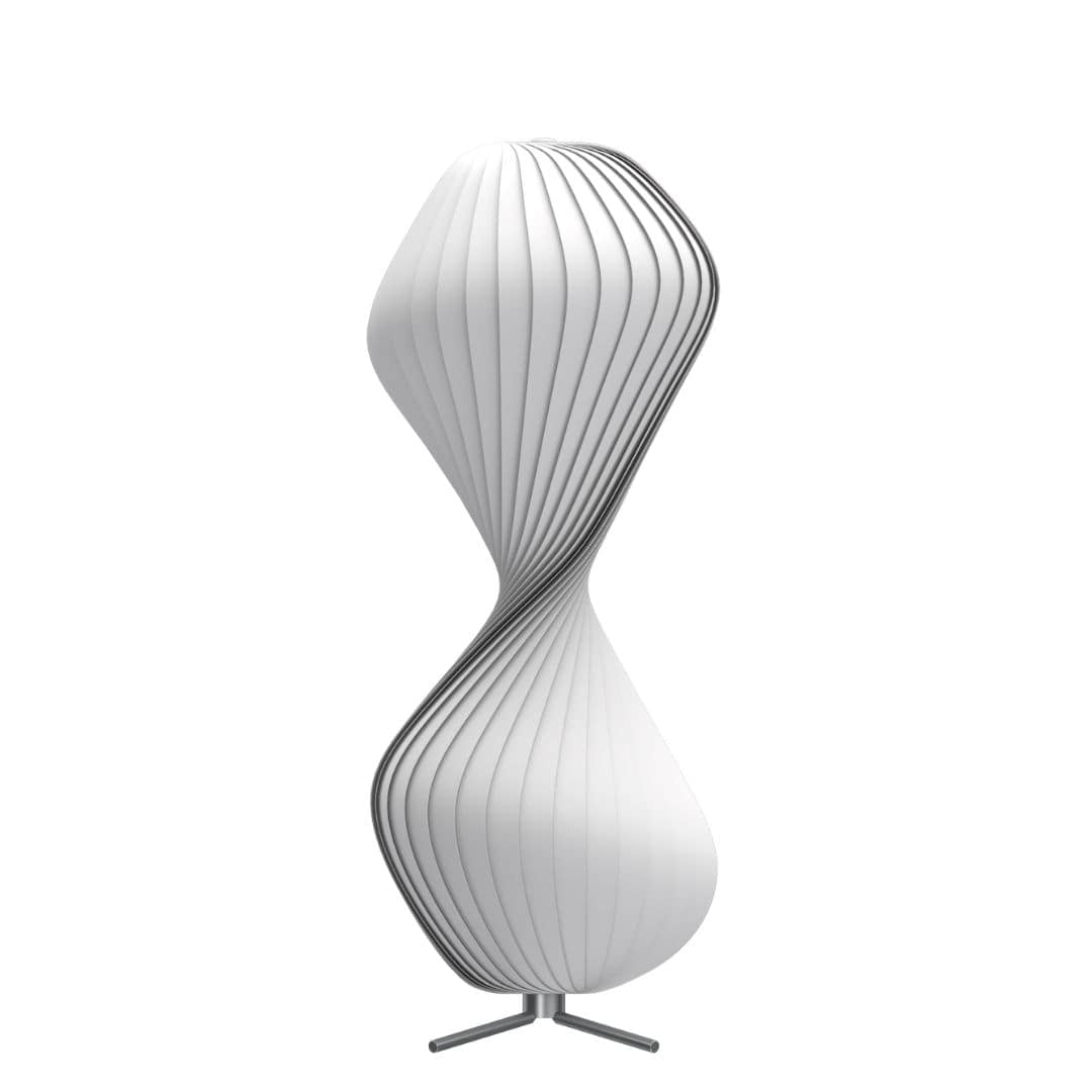 TR32 Gulvlampe Hvid Polykarbonat Ø40 Tom Rossau