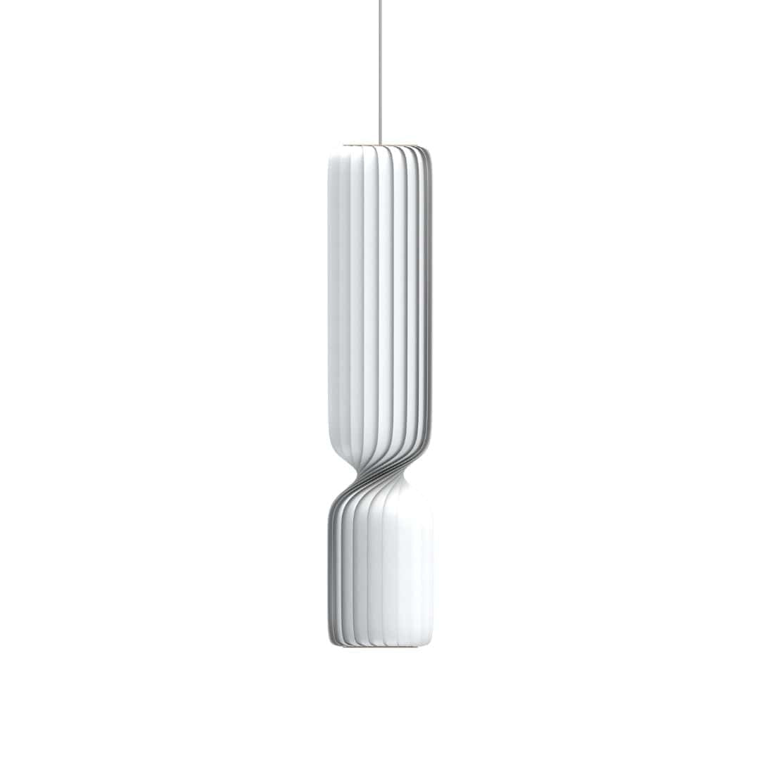 Produktbillede af TR41 Pendel Hvid Polykarbonat H: 120 Tom Rossau i premium kvalitet