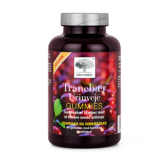 Produktbillede af New Nordic Tranebær Urinveje Gummies 60 stk på tilbud