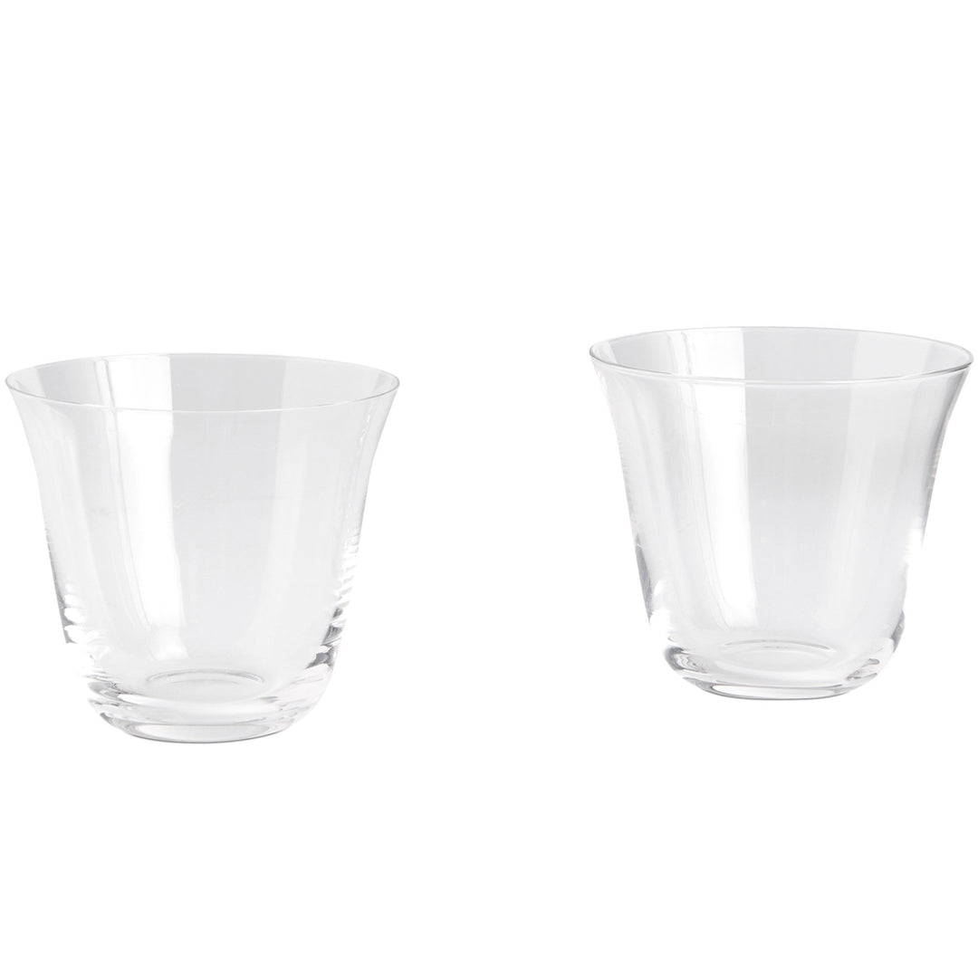 Hay Hay Curve Tumbler Glas small 2-pak, klar – billede i brug (Glas)