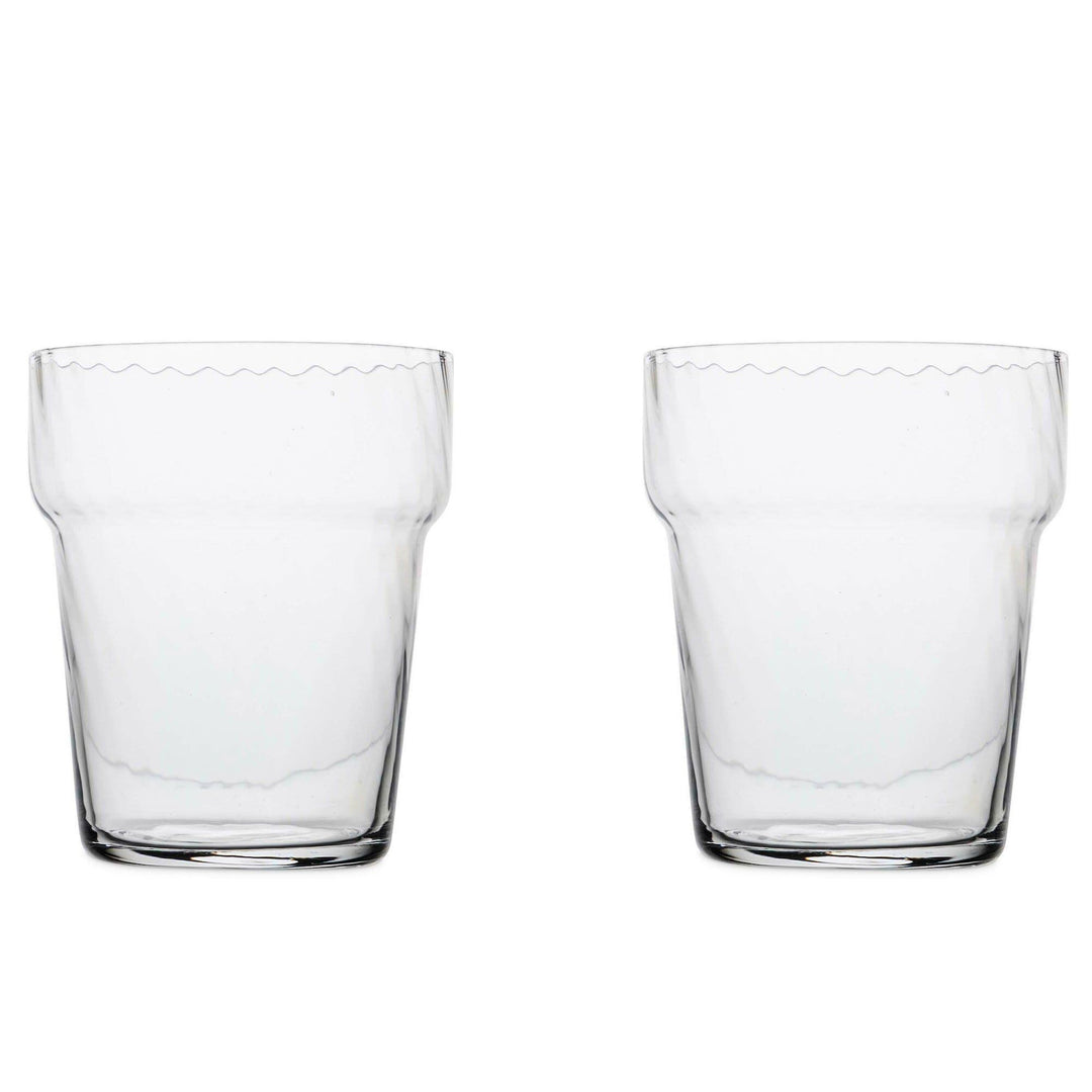 Byon Byon Opacity vandglas 30 cl, klar, 2-pack – frontbillede (Glas)