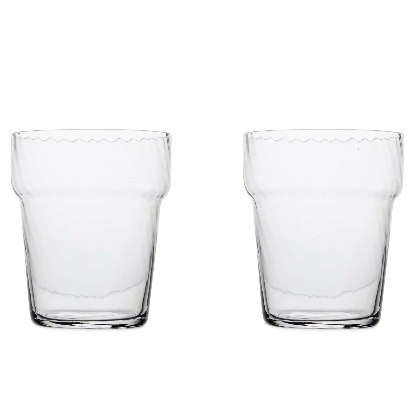 Byon Byon Opacity vandglas 30 cl, klar, 2-pack – frontbillede (Glas)