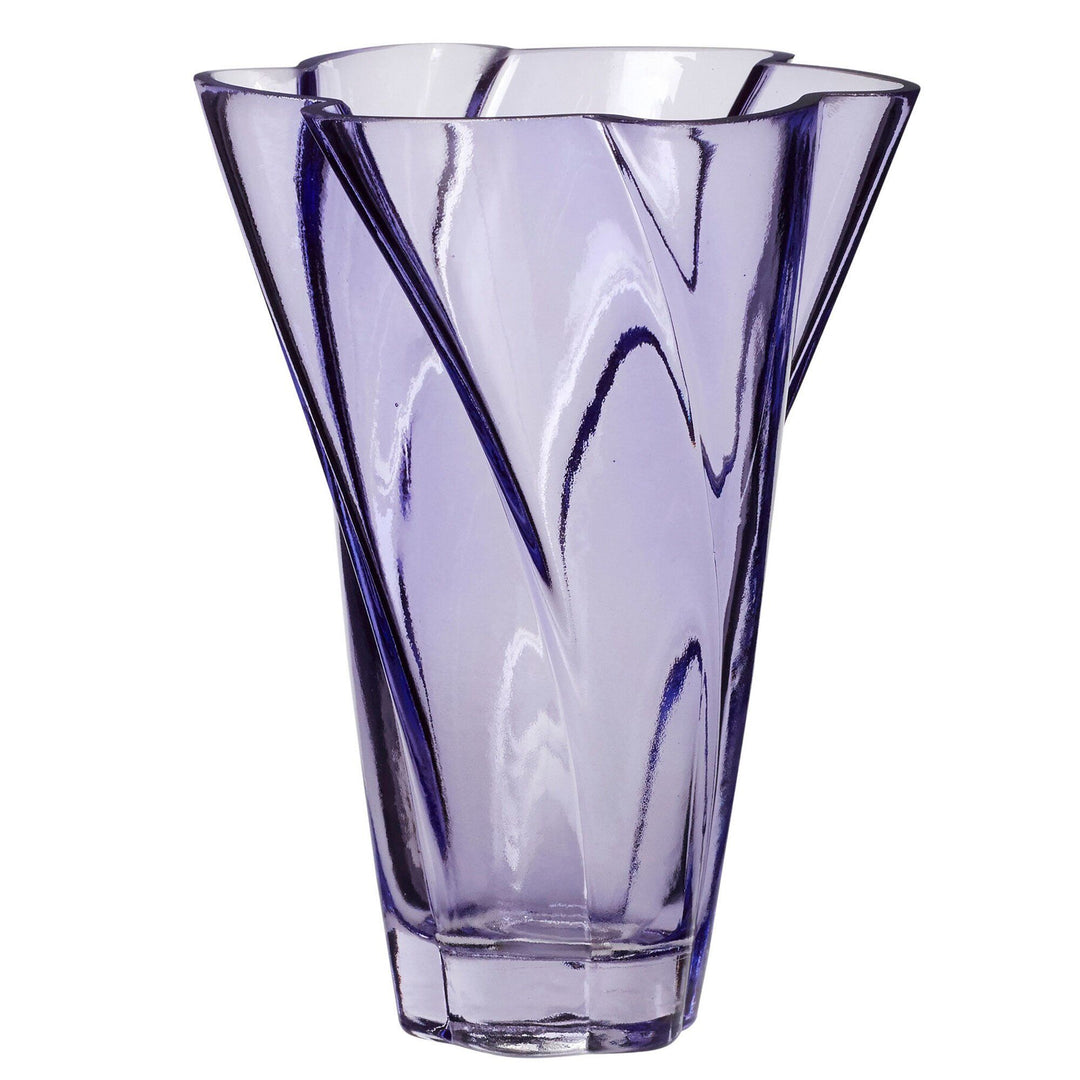 Hübsch Hübsch Bloom vase 18 cm, lilla ❤ produktbillede (Vase)