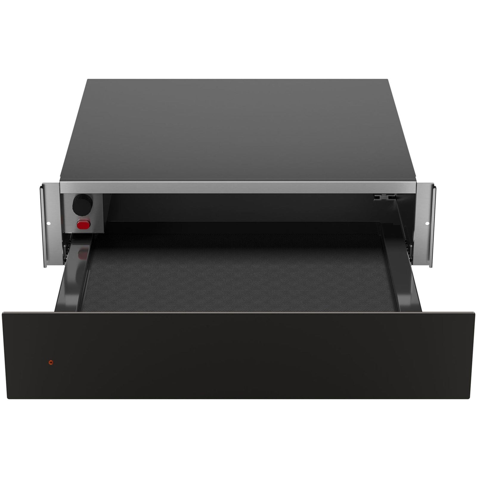 Bertazzoni Bertazzoni Modern varmeskuffe 15 cm, mat sort – frontbillede (Varmekasse)
