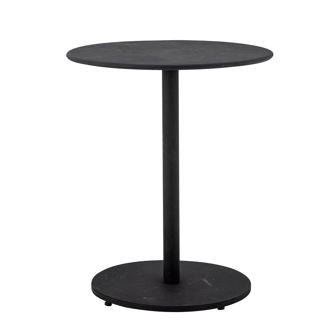 Produktbillede af BLOOMINGVILLE Rafah cafébord rund sort metal Ø60 i premium kvalitet