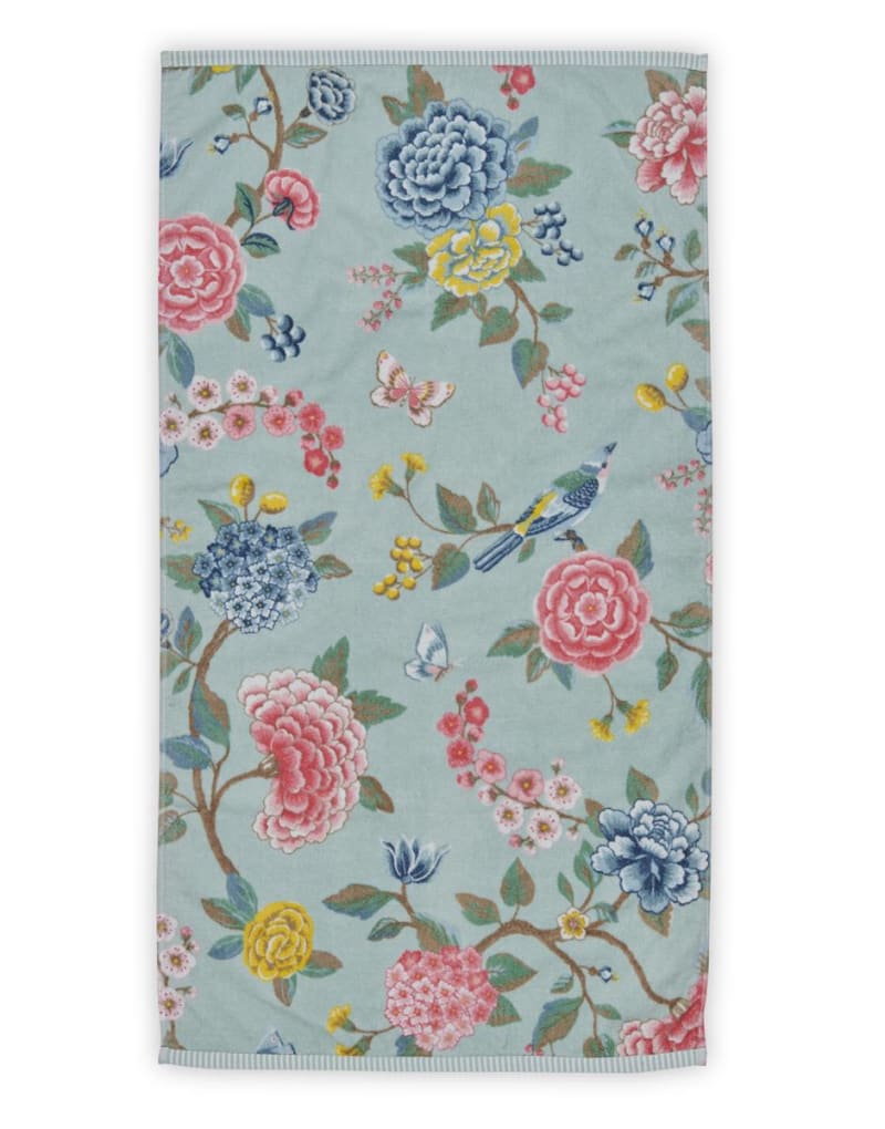 Produktbillede af PIP Studio Good Evening Blue håndklæder Håndklæde 50x100 på tilbud i høj kvalitet