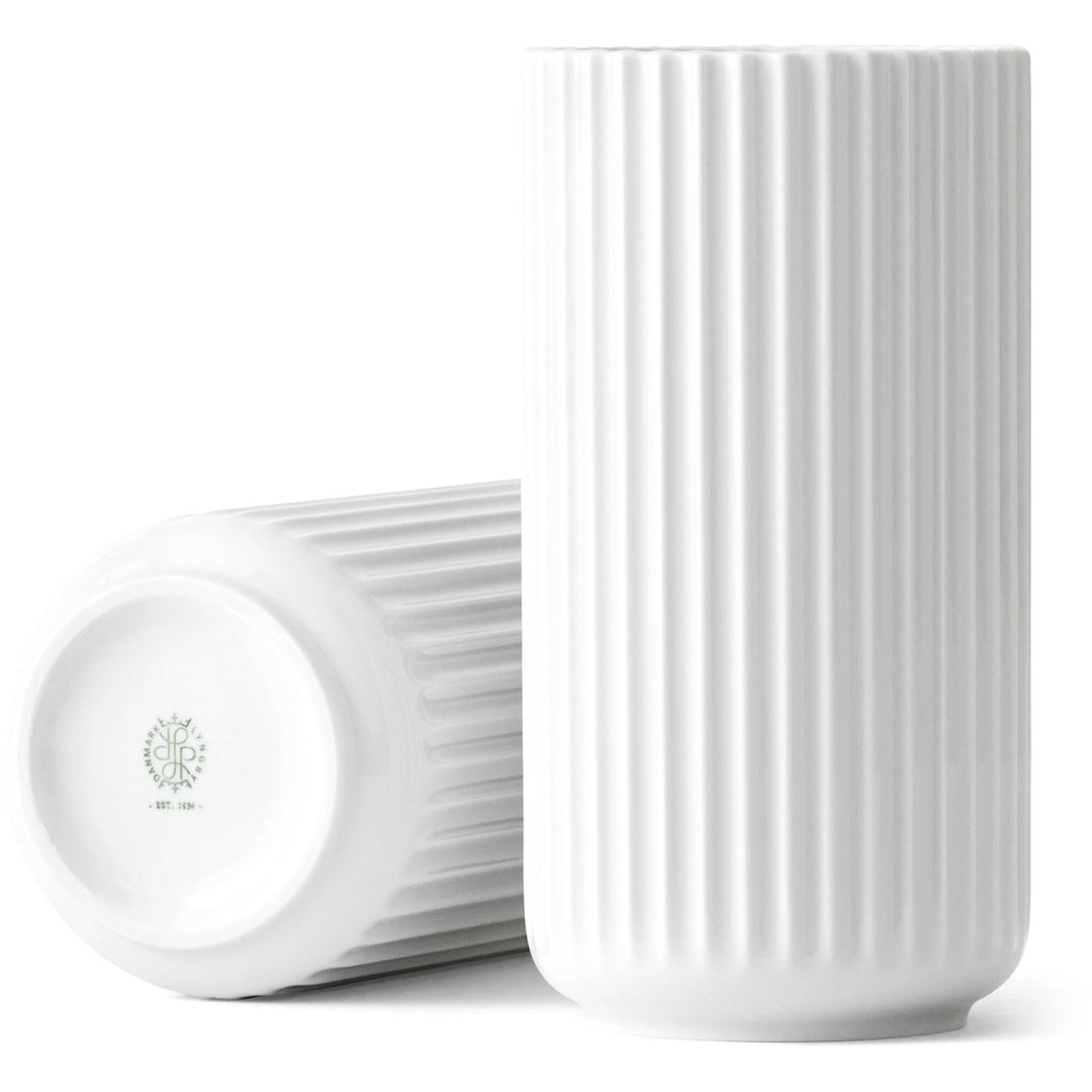 Lyngby porcelæn Lyngby porcelæn Lyngbyvasen 20 cm., porcelæn - hvid ❤ detaljebillede (Vase)