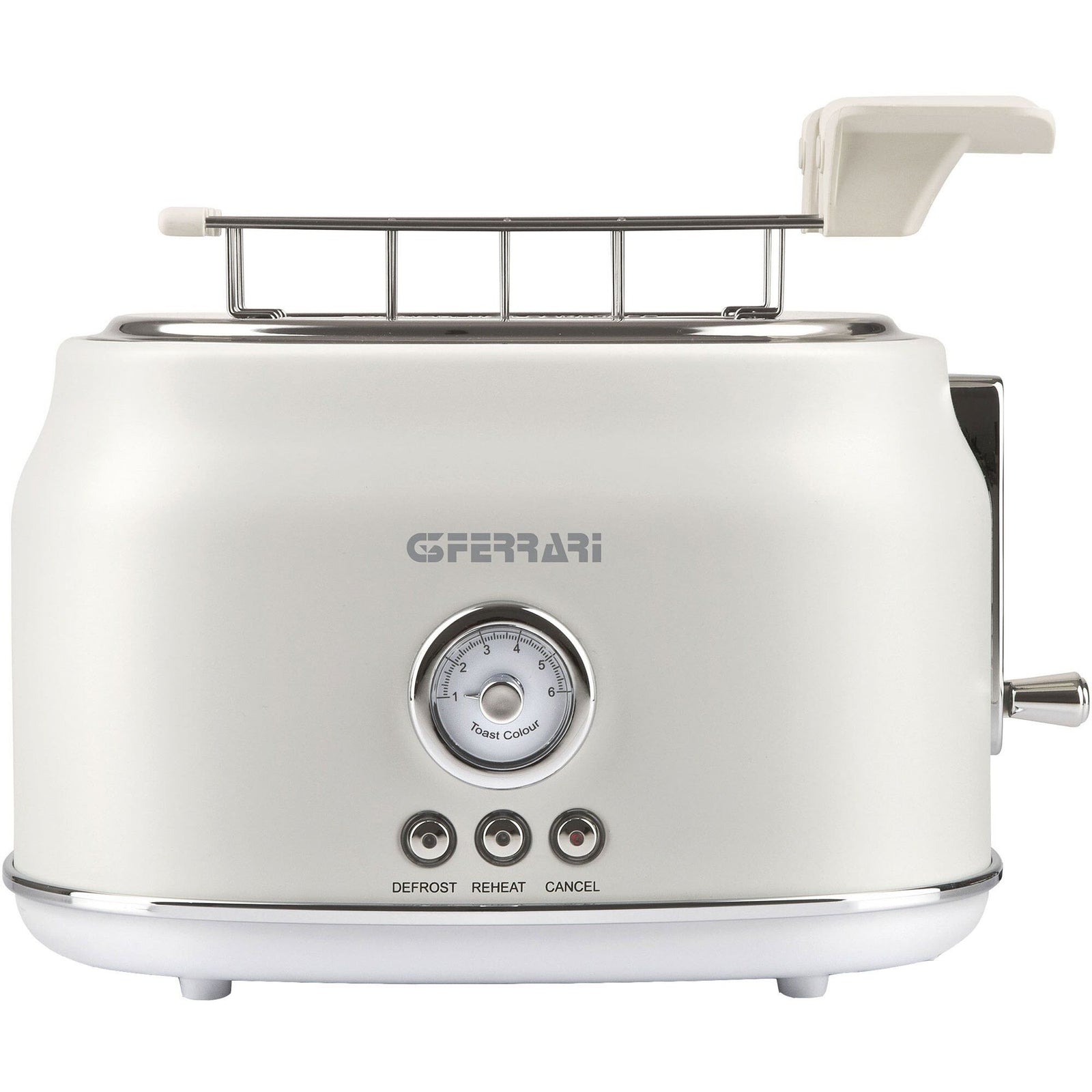 G3 ferrari G3 ferrari Artista brødrister 2 skiver, hvid – vinkelbillede (Brødristere)