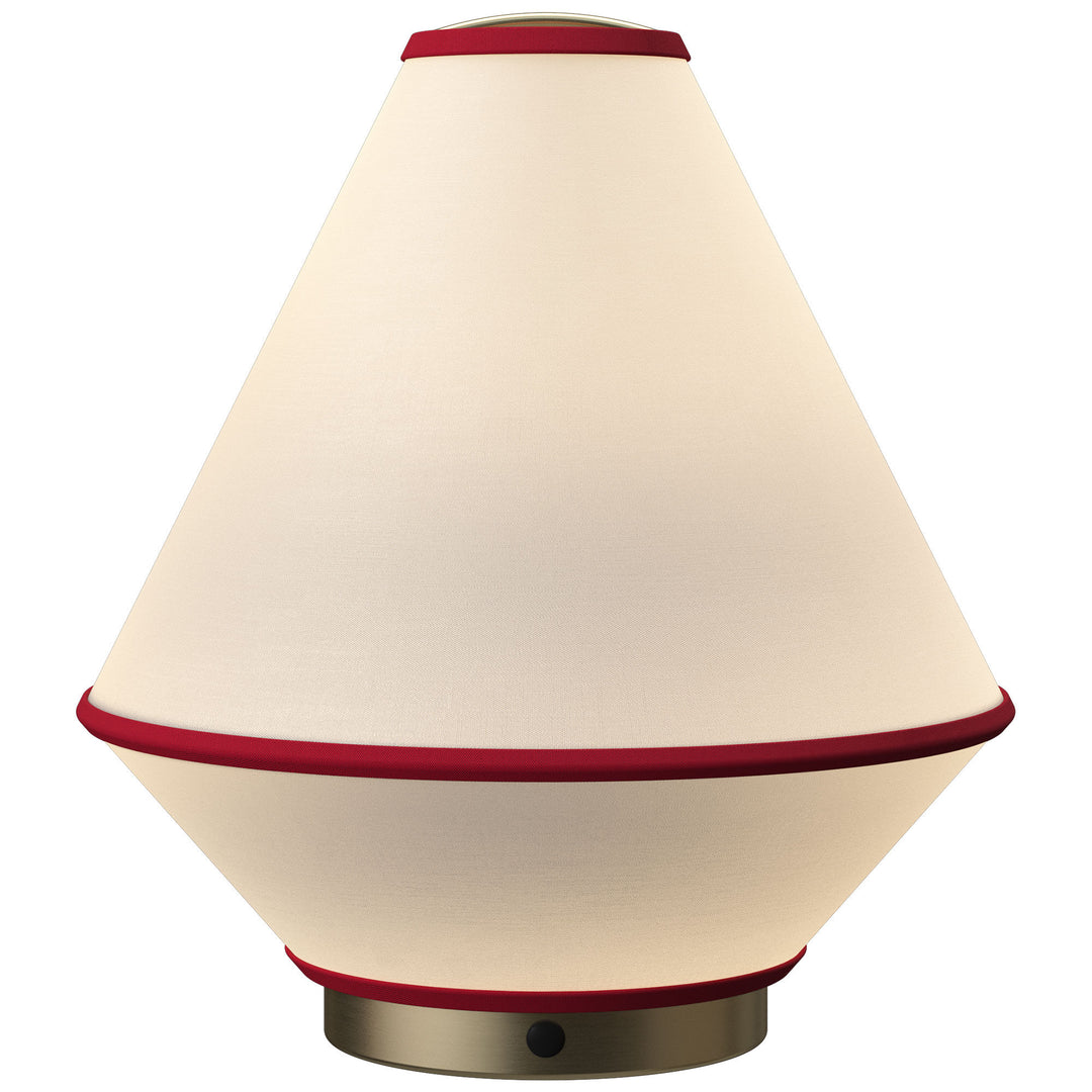 Edgeform Edgeform Tafta Bærbar bordlampe, rød/off-white ❤ detaljebillede i kategorien Lampe