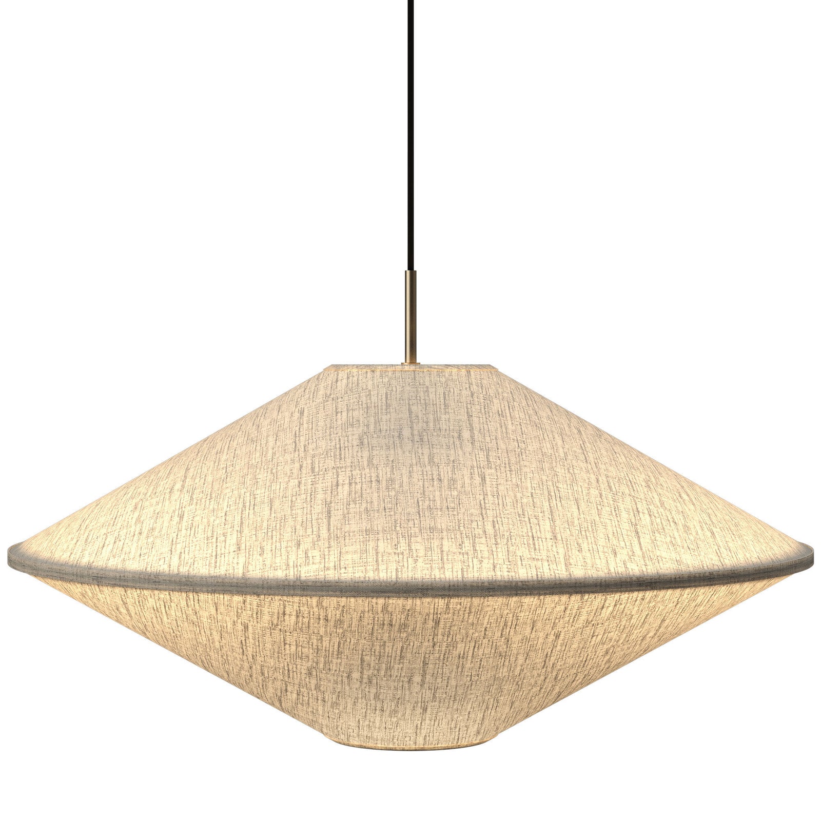 Edgeform Edgeform Tafta Pendel 65 cm, naturel – close-up (Lampe)