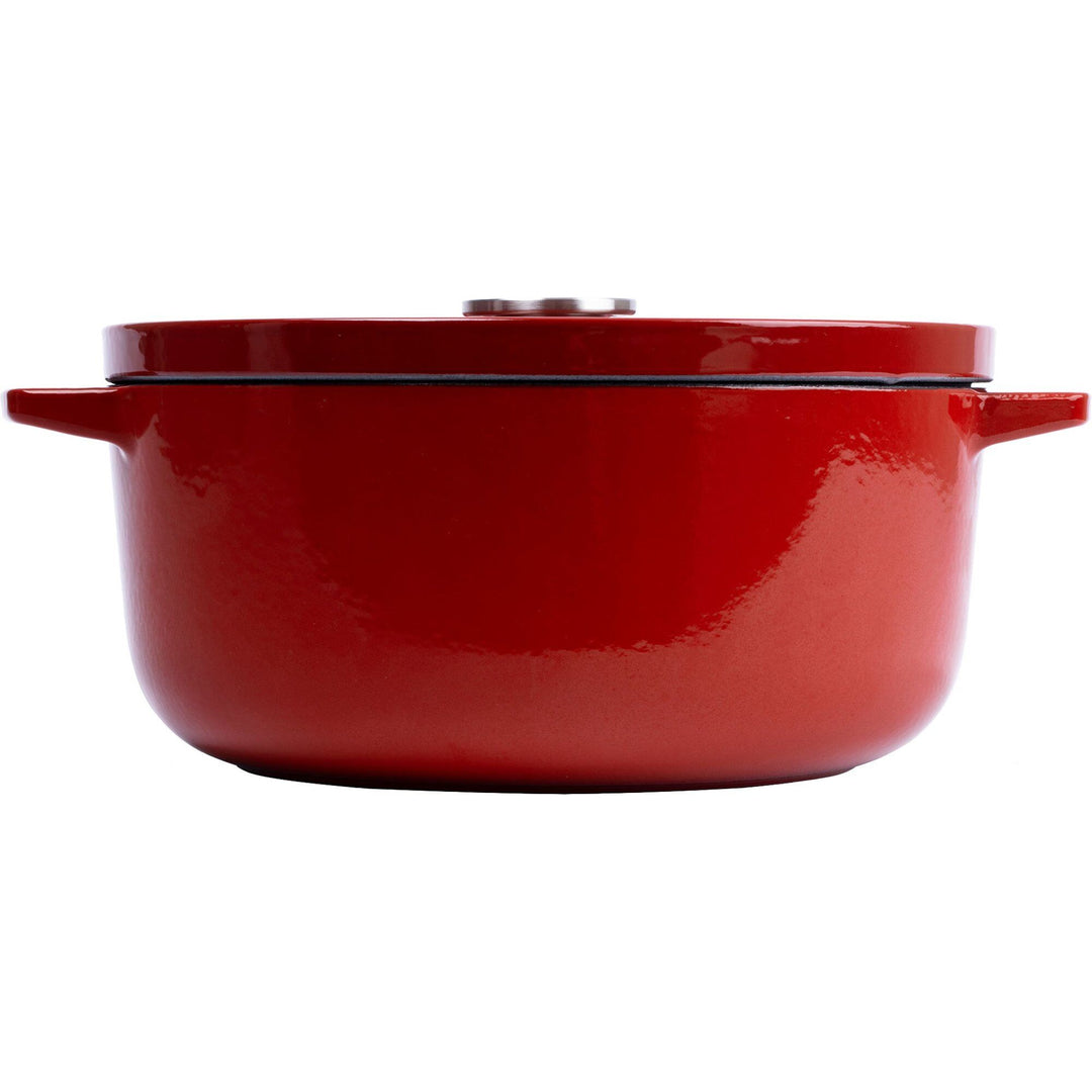 Kitchenaid Kitchenaid Støbejernsgryde 26 cm/5,2 liter, empire red ❤ close-up (Støbejernsgryde)