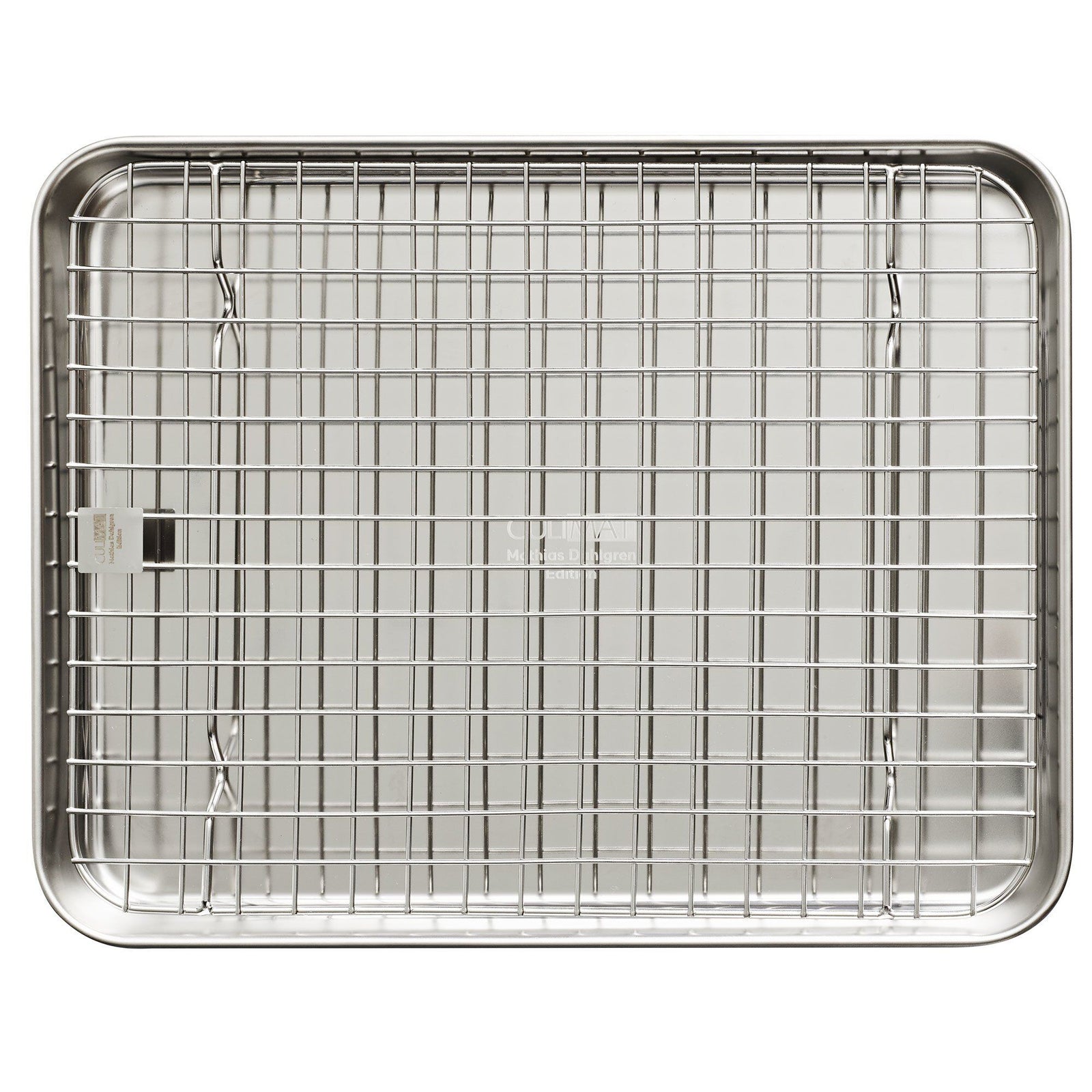 Culimat Culimat Gastro-bakke og rist 31,5 x 24,5 x 2,5 cm, rustfrit stål ❤ detaljebillede i kategorien Langpande