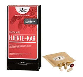 Detaljeret produktbillede af Nani Hjerte-kar helsepakke 30 breve på tilbud