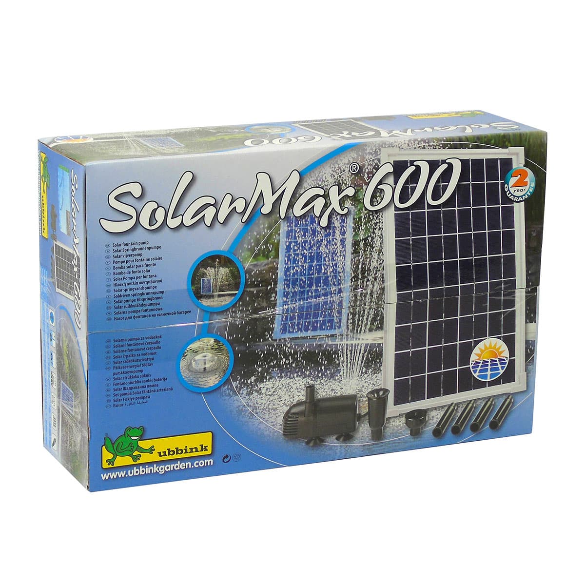 Produktbillede af SolarMax 600 Springvandssæt med solcelle på tilbud i høj kvalitet