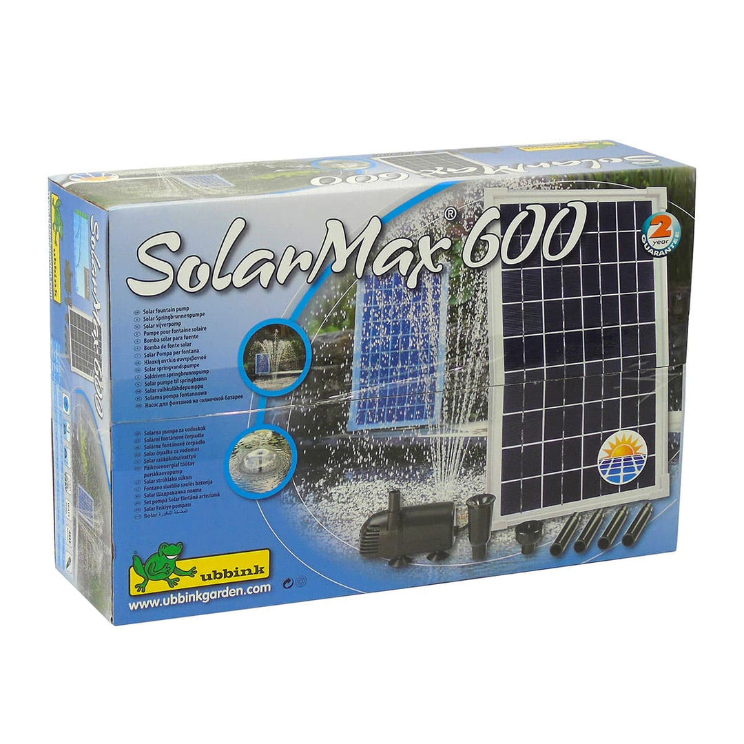 SolarMax 600 Springvandssæt med solcelle