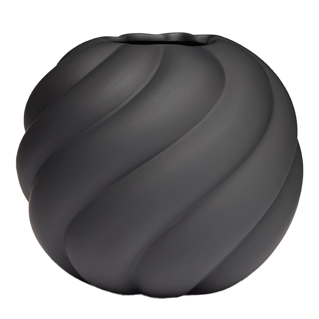 Cooee design Cooee design Twist Ball vase 12 cm, sort – produktvisning (Vase)