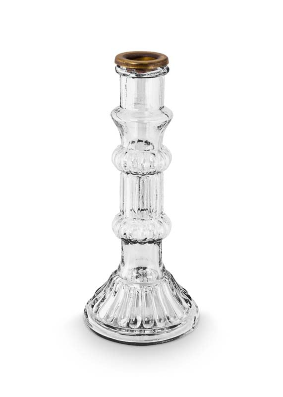 Produktbillede af Set/3 Candle Holders Clear Glass på tilbud i høj kvalitet