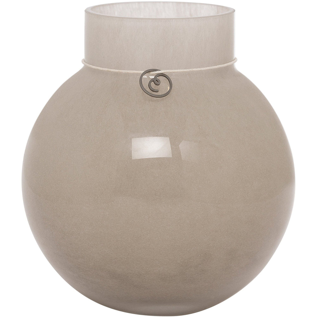 Ernst Ernst Glasvase rund 14 cm Ø13, beige ❤ produktfoto (Vase)