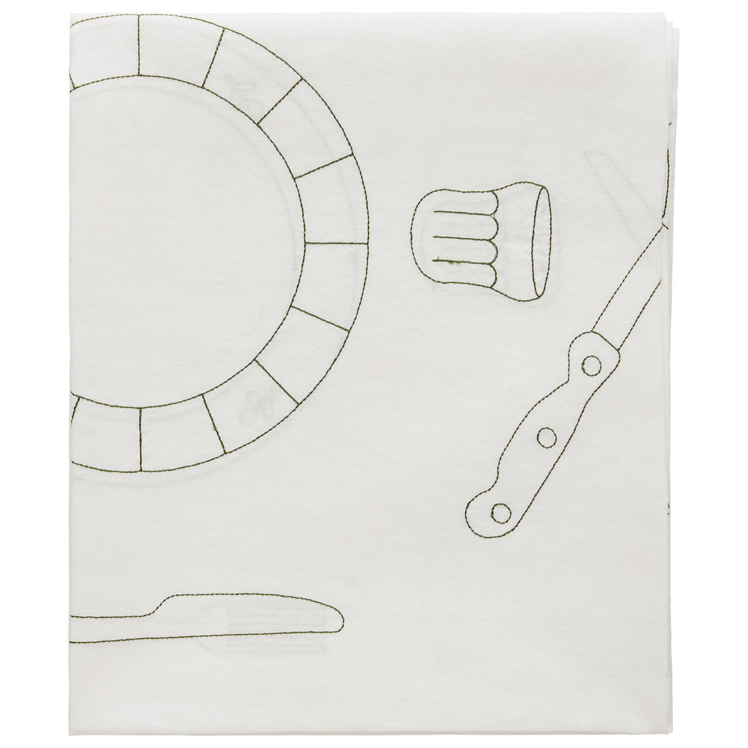 Decotique Decotique La Tavola dug 140x240 cm, off white – close-up (Dug)
