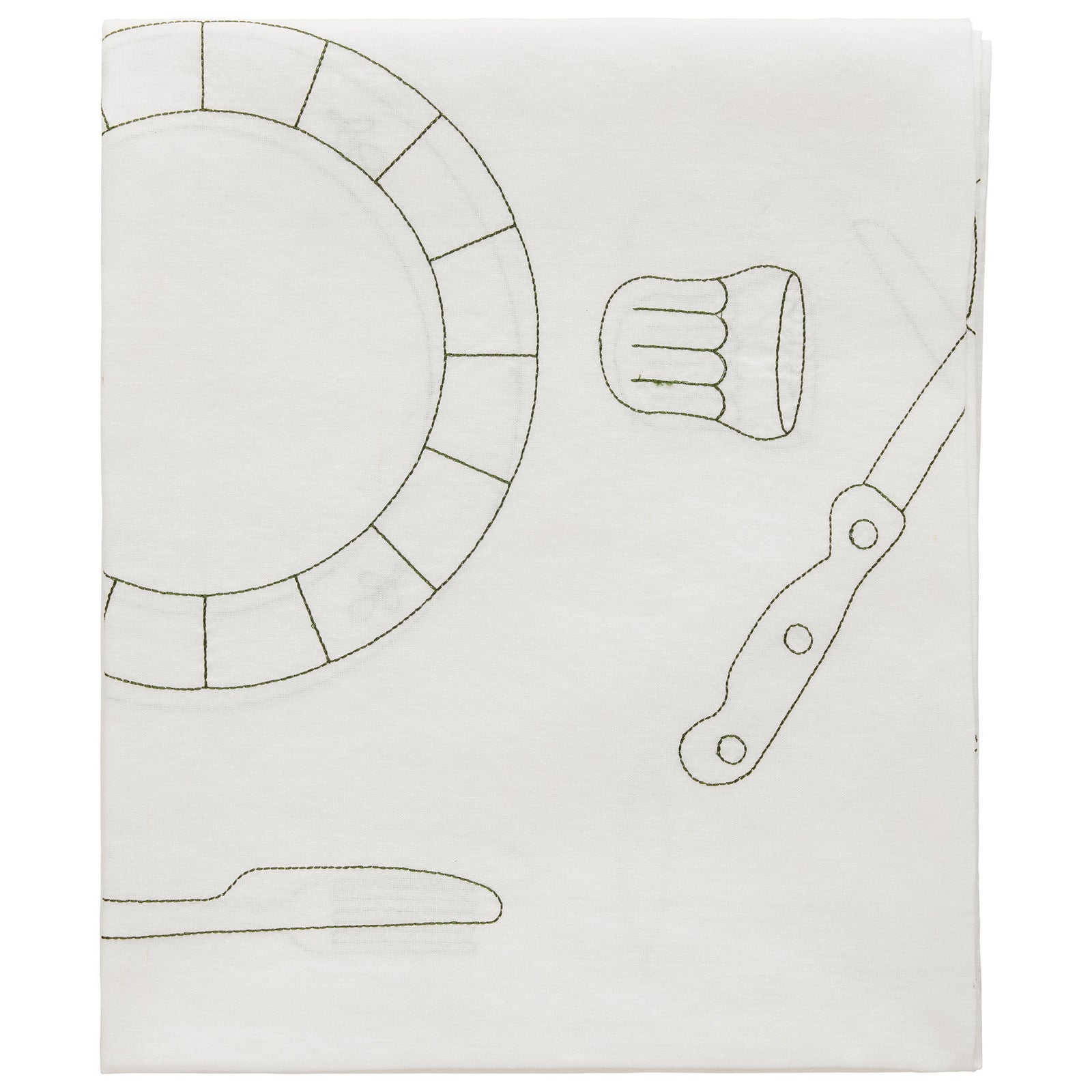 Decotique Decotique La Tavola dug 140x240 cm, off white – close-up (Dug)