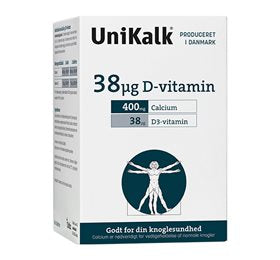 Produktbillede af UniKalk Cal-Mag-Citrat 140 tab. BEDST FØR 01/2026 på tilbud i brug