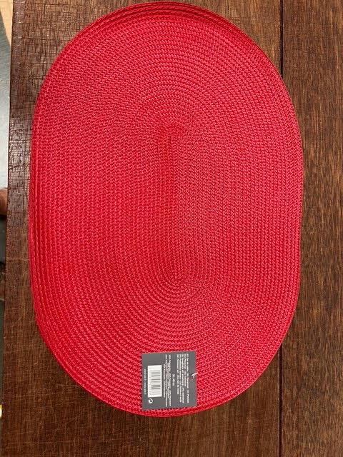 Dækkeservietter Rød